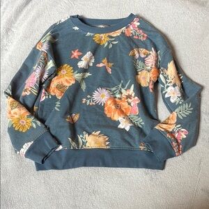Rumi + Ryder Floral Sweatshirt Size 6-7